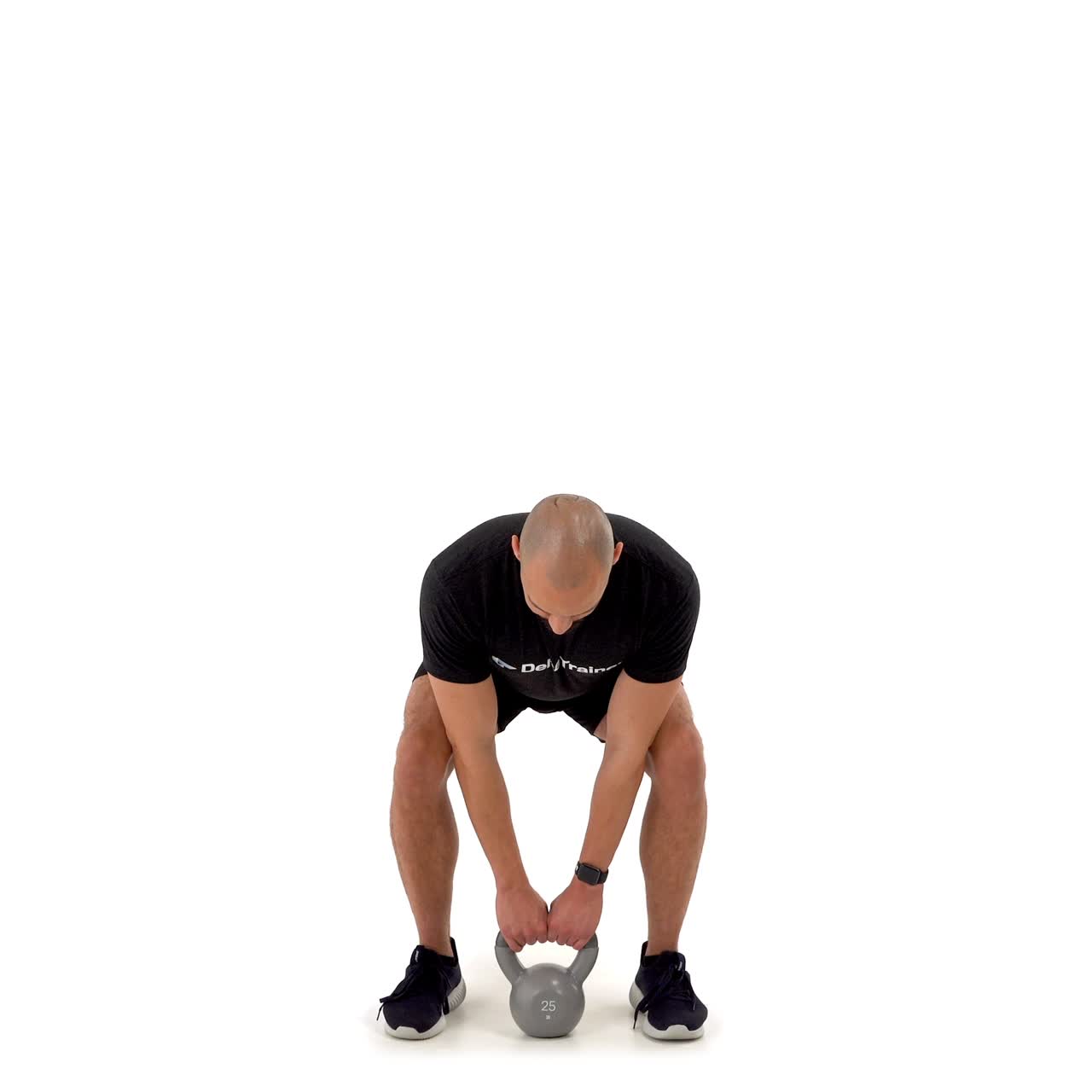 Single Kettlebell Deadlift with trainwell