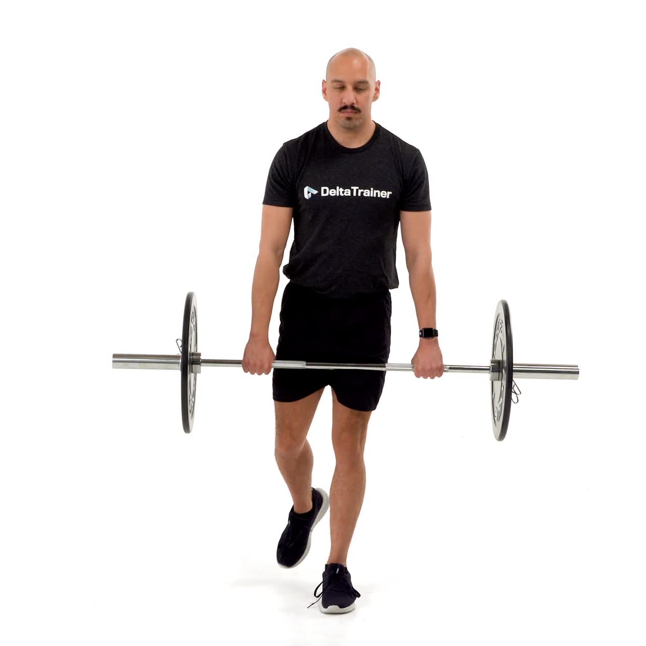 Single Leg Barbell Deadlift with trainwell