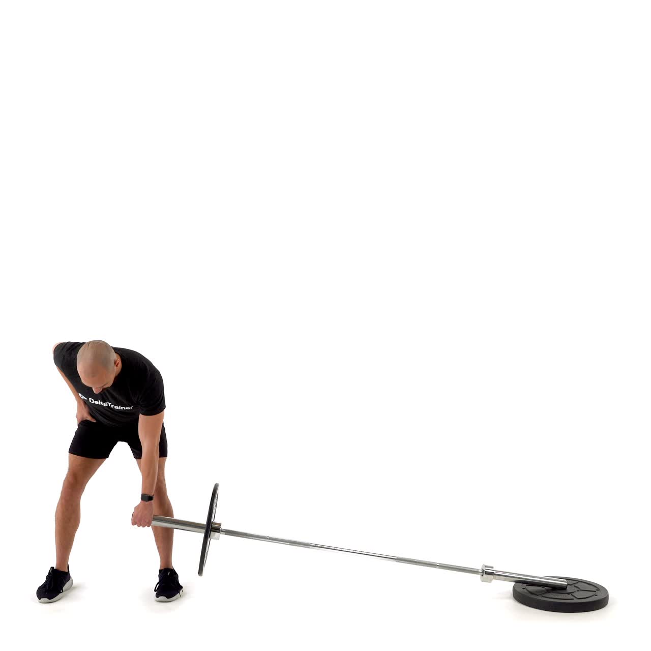 Unilateral Barbell Landmine Row with trainwell