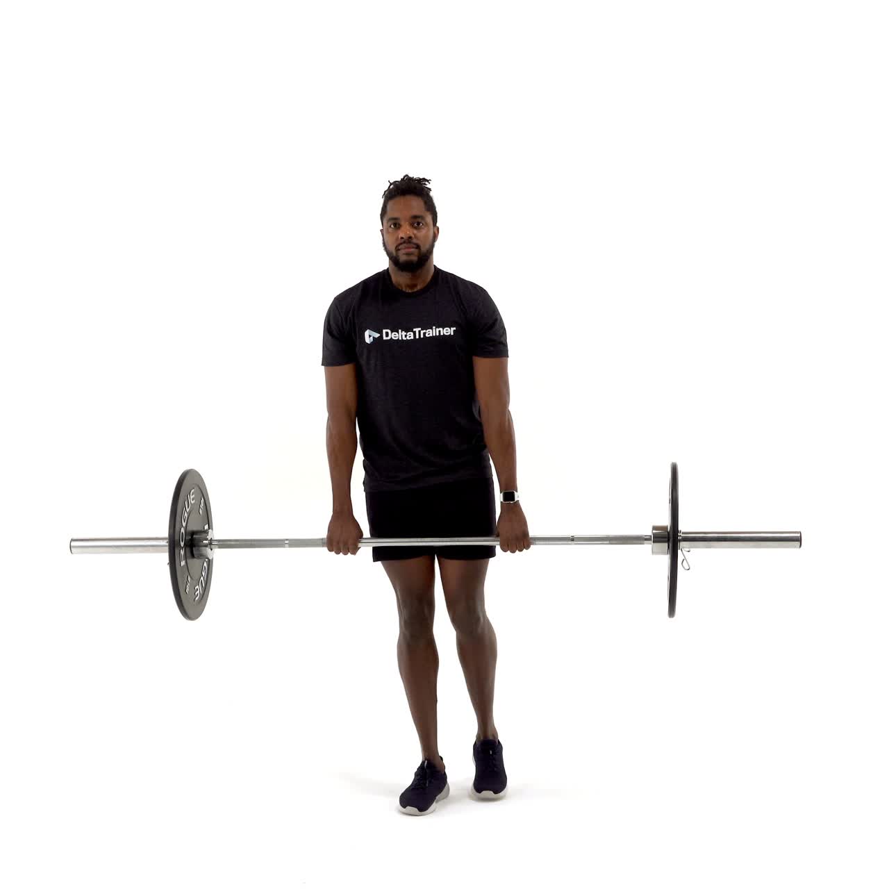 Single Leg Barbell Romanian Deadlift with trainwell