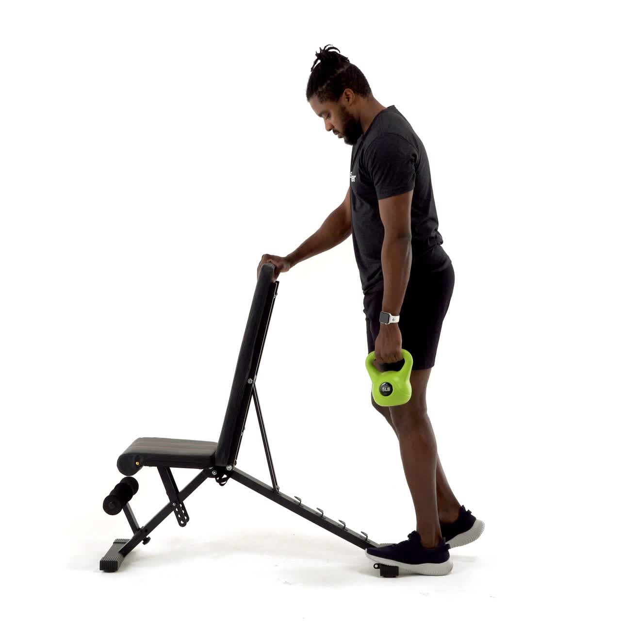 Single Leg Kettlebell Calf Raise with trainwell