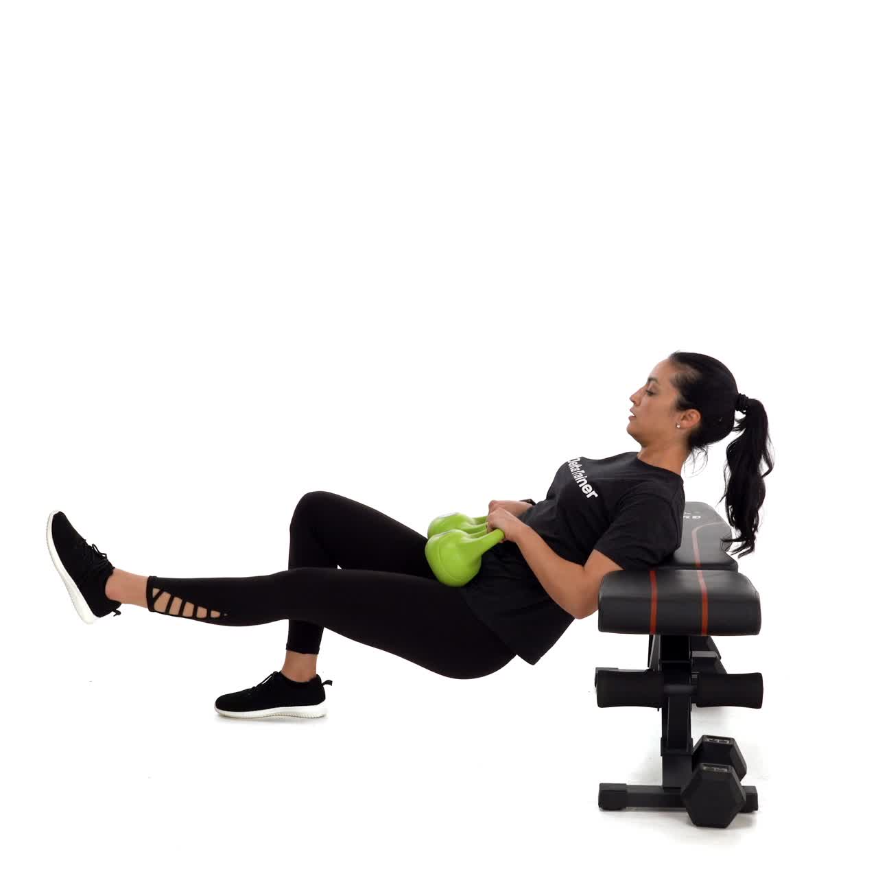 Single Leg Kettlebell Hip Thrust with trainwell