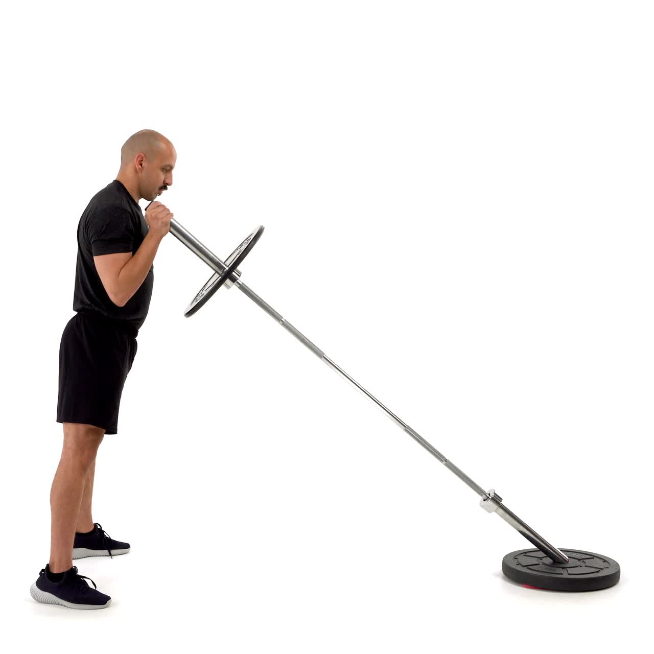 Single Arm Landmine Push Press with trainwell