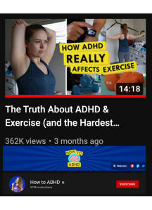 Woman sharing the truth about ADHD and exercise